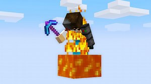 Minecraft, but it's only 1 lava block