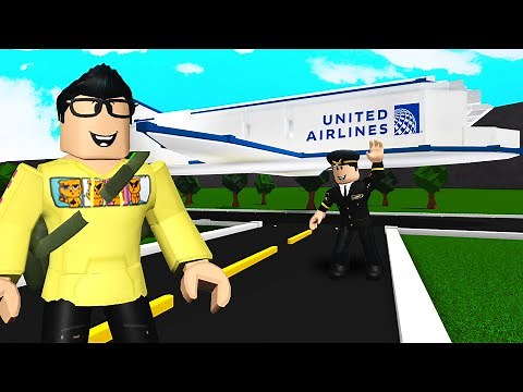 Airplane Let Me FLY For FREE.. But The Pilot Was Trapping YOUTUBERS! (Roblox Bloxburg)