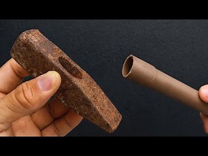 How to Make a Hammer Handle Using a PVC Pipe?!