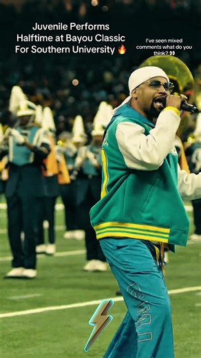 Juvenile Performers at Bayou Classic match up between Southern university and Grambling State University 🔥 #hbcu #southernuniversity #juvenile #marchingband #fyp