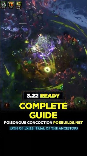 [POE 3.22] POISONOUS CONCOCTION COMPLETE GUIDE - Poe Builds #shorts #pathofexile #poebuilds #poe