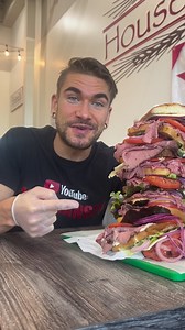 THE BIGGEST ROAST BEEF SANDWICH CHALLENGE… This thing was beefed up 😂 Watch it now raw! | Joel Hansen - Model Vs Food
