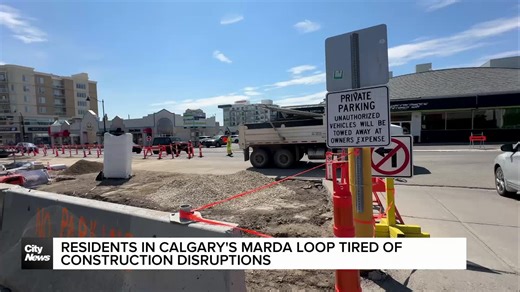 Residents in Calgary's Marda Loop tired of construction disruptions