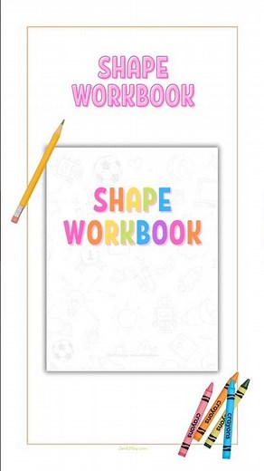 SHAPES WORKBOOK FOR PRESCHOOLERS