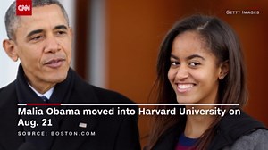 Obamas spotted at Harvard move-in week