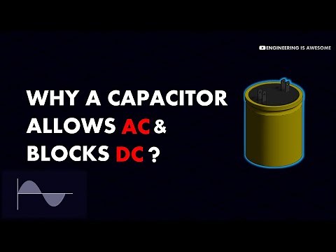 Why do Capacitors allow AC, but block DC?