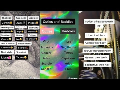 Relatable TikToks zodiac signs 🔥🌱🌊🌬️