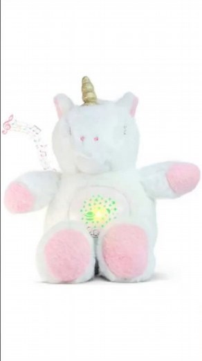 Peluche Unicornio Con Luz Y Música