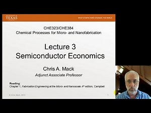 Lecture 3 (CHE 323) Semiconductor Economics