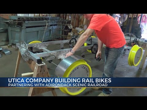 Utica Company Building Rail Bikes