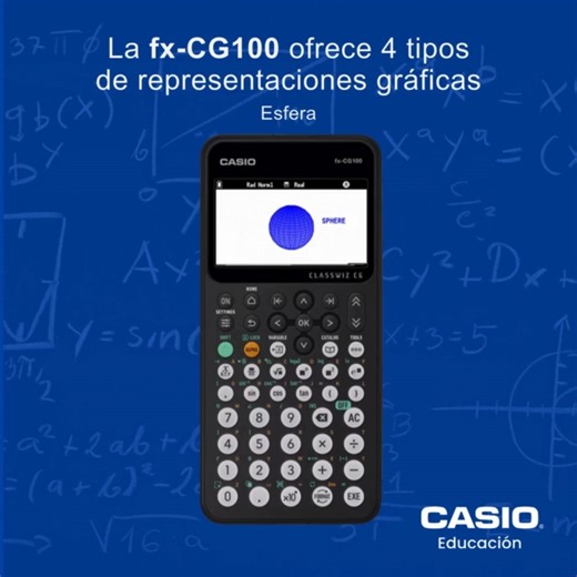 📊 La fx-CG100 ClassWiz ✨incluye gráficos 3D de alta definición, claros y fáciles de interpretar. Cónocela en: https://www.casio.com/mx/scientific-calculators/product.FX-CG100/ #CasioEducación #BoostYourCuriosity #ClassWiz | Casio Educación México
