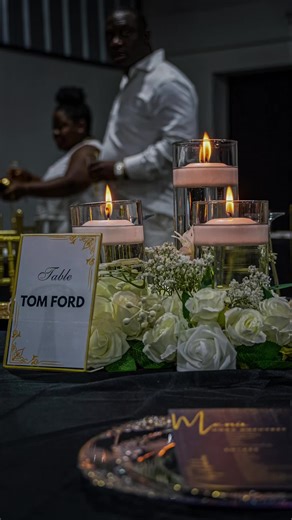 DIY Floral Candle Centerpiece Ideas for 50th Birthdays
