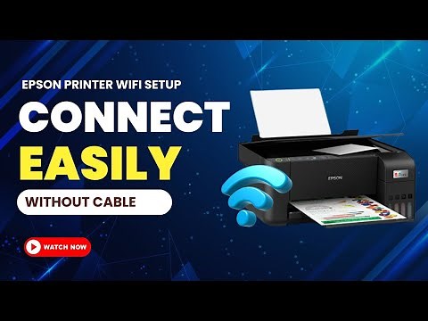 Epson Printer WiFi Setup Made Easy – No Cables Required | How to Connect Epson Printer with Wifi