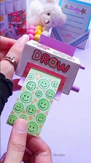 DIY Mini Printer Machine 😱 Subscribe if you like the video 💗 Creative Ideas Urooba