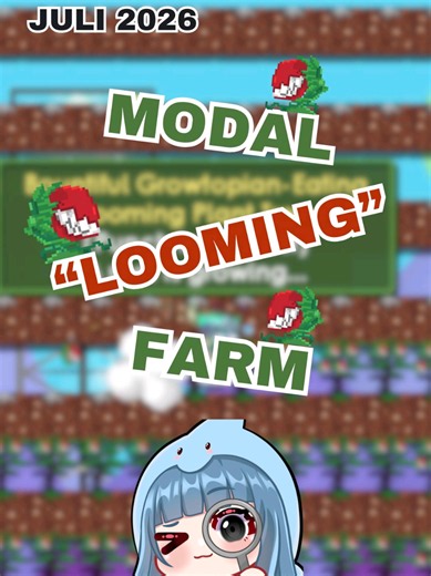 Akhirnya bahas looming! Bakalan ada video khusus utk membahas profit dari looming 🌸 Jadi, pertanyaan seputar looming akan dijawab di NEXT KONTEN ☺️🩷 #growtopia #growtopiaindonesia #fyp