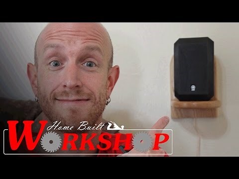 How to Build Surround Sound Speaker Shelves