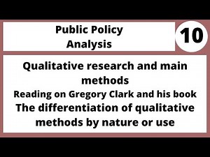 Qualitative methods of research |Public Policy Analysis MPA404 LECTURE 10 MP4