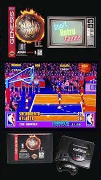 NBA Jam T.E. (Genesis) - Hot Spots/Power-ups #gamingshorts #nba #nostalgia #Sega #90s #RetroGaming