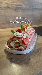 🍓No Bake (20min) Erdbeer-Rolle 🍓 Zutaten: 1 Schale Erdbeeren 200g Löffelbiskuit Milch zum tunken Creme: 250g Mascarpone 200ml Schlagsahne 3 EL Zucker 1pck Sahnesteif Vanillepaste (optional) Für die Deko: Zitronenscheiben, Erdbeeren, Minze #dessert #lernenmittiktok #bake #erdbeerrolle #summerdessert #summervibes #foodie | Kilic-Story