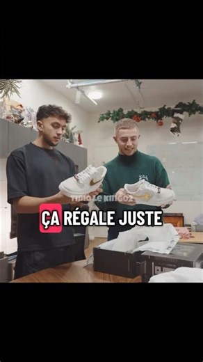 Inoxtag offre une paire de chaussure à Michou 😊 #inoxtag #michou