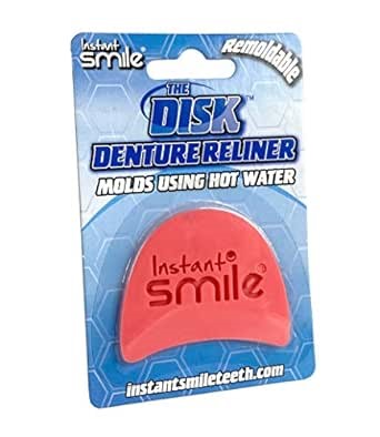 Instant Smile - The Disk Denture Reliner - Forms Using Hot Water