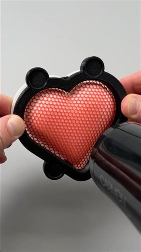 3D Printed Thermoformed Flexible Hearts ❤️ Watch This Flat Print Turn Into a Heart Box!
