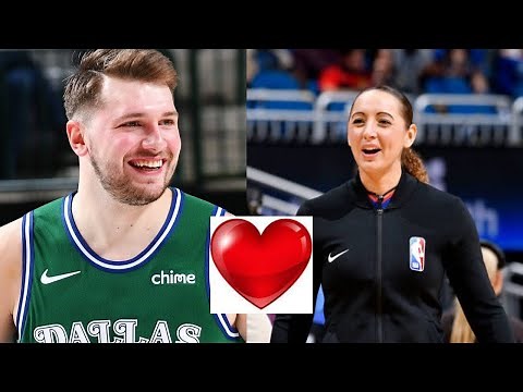 Luka Doncic and Referee Ashley Morley-Gleich | I'm foul-in-love with you