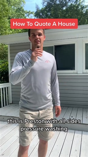 How To Quote Pressure Washing A House #pressurewashingbusiness #pressurewashingtips #pressurewashing #pressurewashingforbeginners | Bruno Calhoun