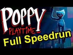 Poppy Playtime 1 - Full Speedrun World Record – Insane New Time!