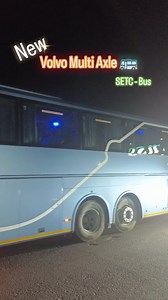 SETC First Volvo Multi Axle Bus 🚌 #volvobus #tamilreels #tamilnadu #buslover #dmk | Manoj N