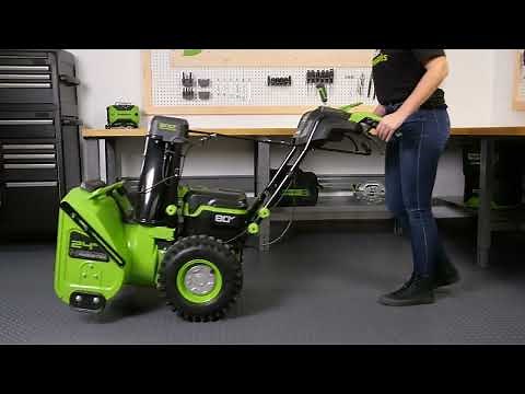 Greenworks How To - Operating Guide for the 60V & 80V 2 Stage 24' Snow Thrower