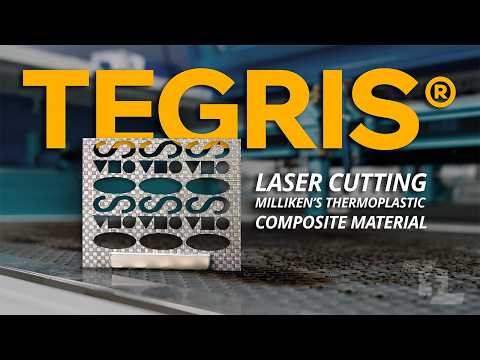 Laser Cutting Milliken Tegris® on a Thunder Laser Nova Plus — Cut & Engrave Test