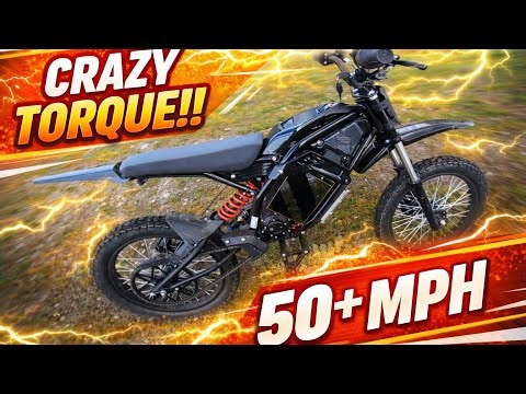 Turned this Cheap Electric Dirt Bike into a 50 Mph 72v Surron Killer!