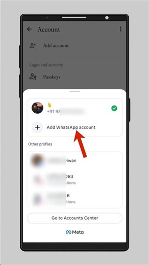 How to add another account on whatsapp 😨 Multiple whatsapp account on android #shorts #trending