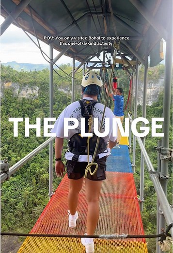 Pumunta lang ng bohol para sa the plunge 😅 #bohol #theplunge #boholadventure #danao #danaoadventurepark #danaoadventureparkbohol #theplungebohol