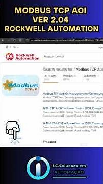 Modbus TCP AOI Ver 2.04 Rockwell Automation #automaçãoindustrial #redesindustriais #modbus #aoi