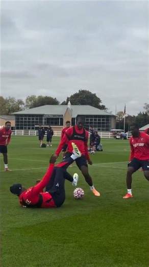 Mateta enjoyed this nutmeg 😆 (via cpfc/IG)