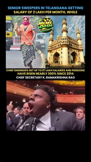 Telangana Sweepers Salary ₹2 Lakh? 😱 Govt Pay Shock#telangana #viral #shorts
