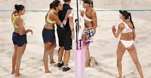 パリ2024の女子ビーチバレー決勝が｢イマジン｣で途切れた時