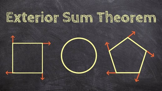 What is the exterior sum theorem for polygons?