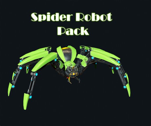 ArtStation - Spider Robot Pack | Game Assets