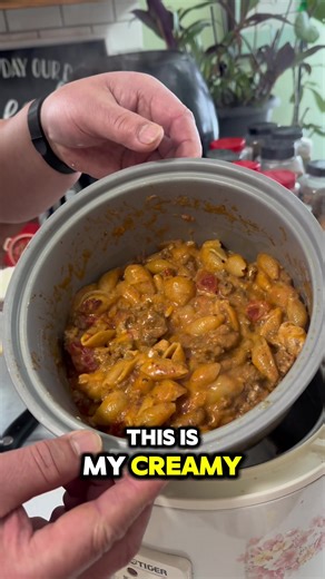 Taco pasta in the rice cooker #ricecooker #pasta #comfortfood | Pasta Dishes