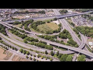 【4Kドローン・ラプス】(素材映像) 鶴ヶ島ジャンクション ～地上150mから～ タイムラプス [4K AeroLapse] (Material Image) Tsurugashima Junc.