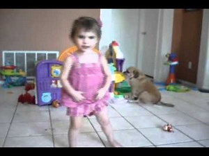 Lily dances to the Broccoli song from Juno Baby