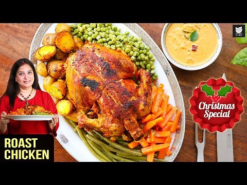 Roast Chicken | Indian Style Roast Chicken | Whole Roast Chicken | Chicken Recipe by Chef Smita Deo