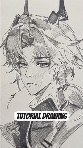 Tutorial Drawing a Perfect Anime Boy#animeboy #animeart #drawing #viral #sketch