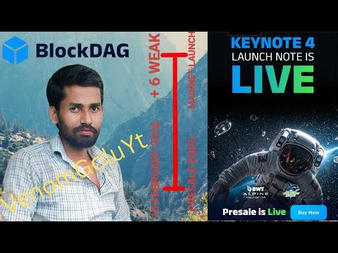 BLOCKDAG KEYNOTE 4 LAUNCH NOTE IS LIVE