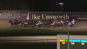 MERLIN MAGIC! Zachary Butcher partners the Barry Purdon and Scott Phelan-trained Merlin to victory in The Race by Grins, with Victorian pacer Better Eclipse rattling home from back in the field for fifth. | Harness Racing Victoria