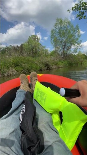 Raft in the river texas #rafting #intex explorer 300
