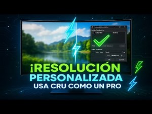 🎯 Cómo CREAR Resolución de Pantalla Personalizada en Windows